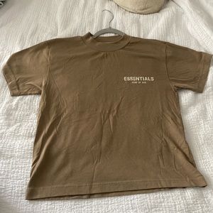 Essentials Fear of God tan t-shirt